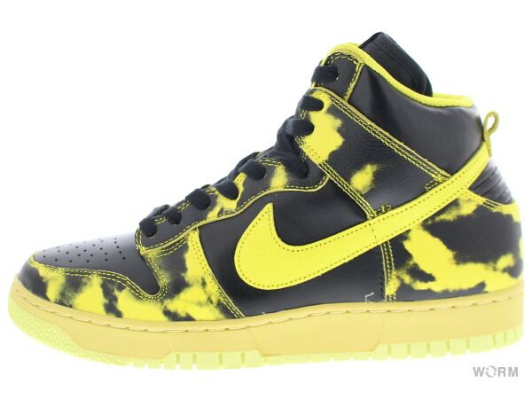 【US10】 NIKE DUNK HI 1985 SP Yellow Acid Wash DD9404-001 【新古品】