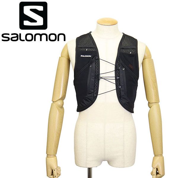 Salomon (サロモン) LC2205700 ACTIVE SKIN 12 NO FLASKS ユニセックス ランニングベスト BLACK / METAL SL126 L 8,954円