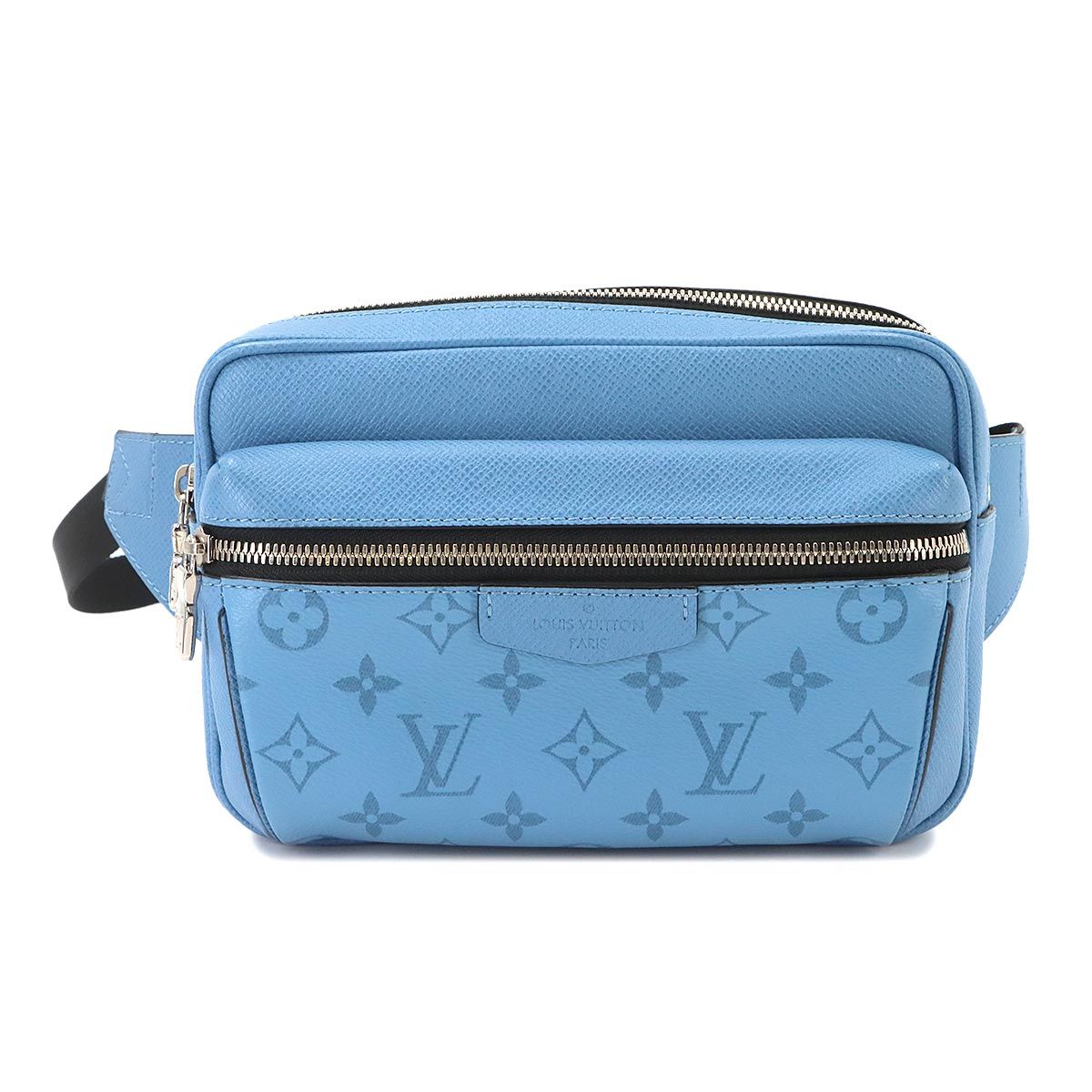 新品同様 ルイ ヴィトン LOUIS VUITTON タイガラマ バムバッグ アウトドア ボディ バッグ ブルー M30748 Outdoor Bumbag 90337746 115,000円