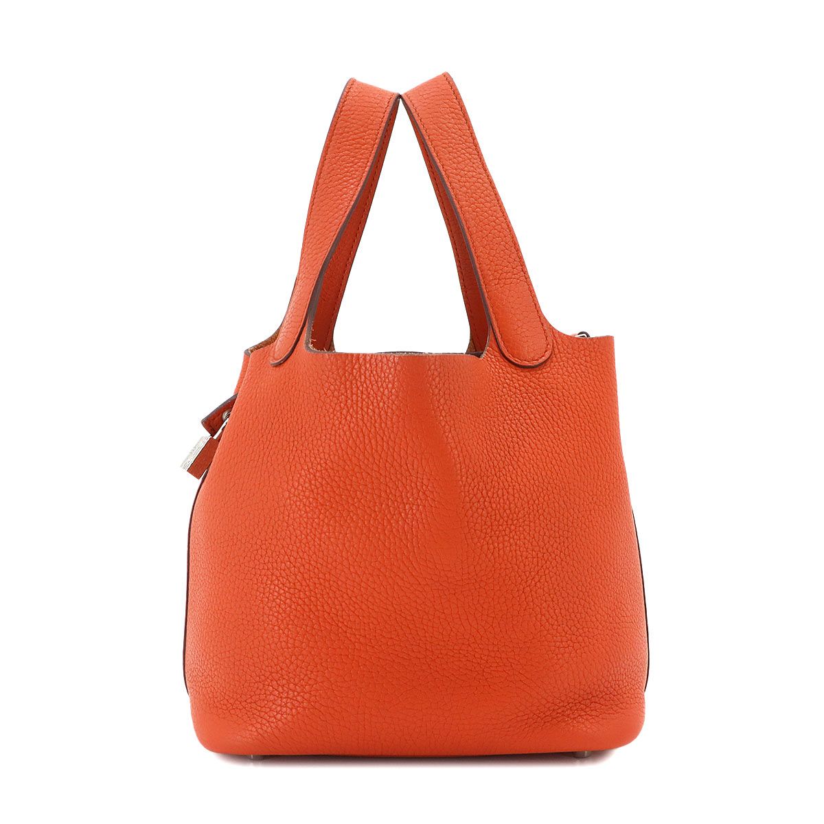 エルメス HERMES ピコタンロック 18 PM ハンド バッグ トリヨンクレマンス テールバテュー X刻印 シルバー 金具 Picotin Lock PM 90337834 150,000円