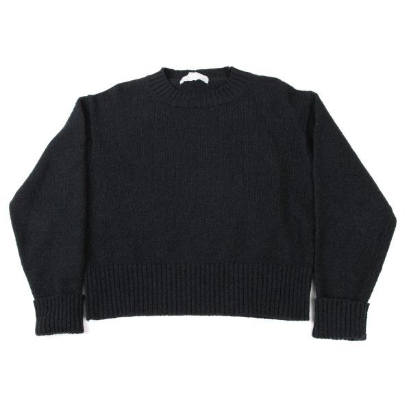 コムデギャルソン オムCOMME des GARCONS HOMME ウールリブニットセーター 紺M位