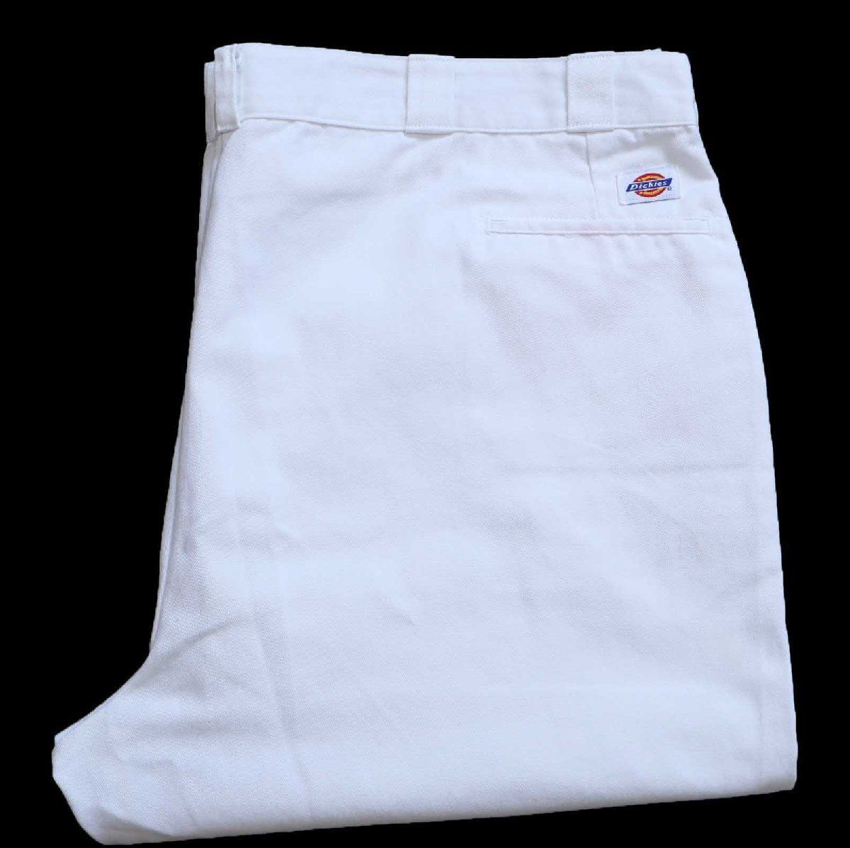 90s Dickiesディッキーズ 874 ワークパンツ 白 W50★特大 オールド ビンテージ トラウザーズ ストレート ホワイト ビッグサイズ