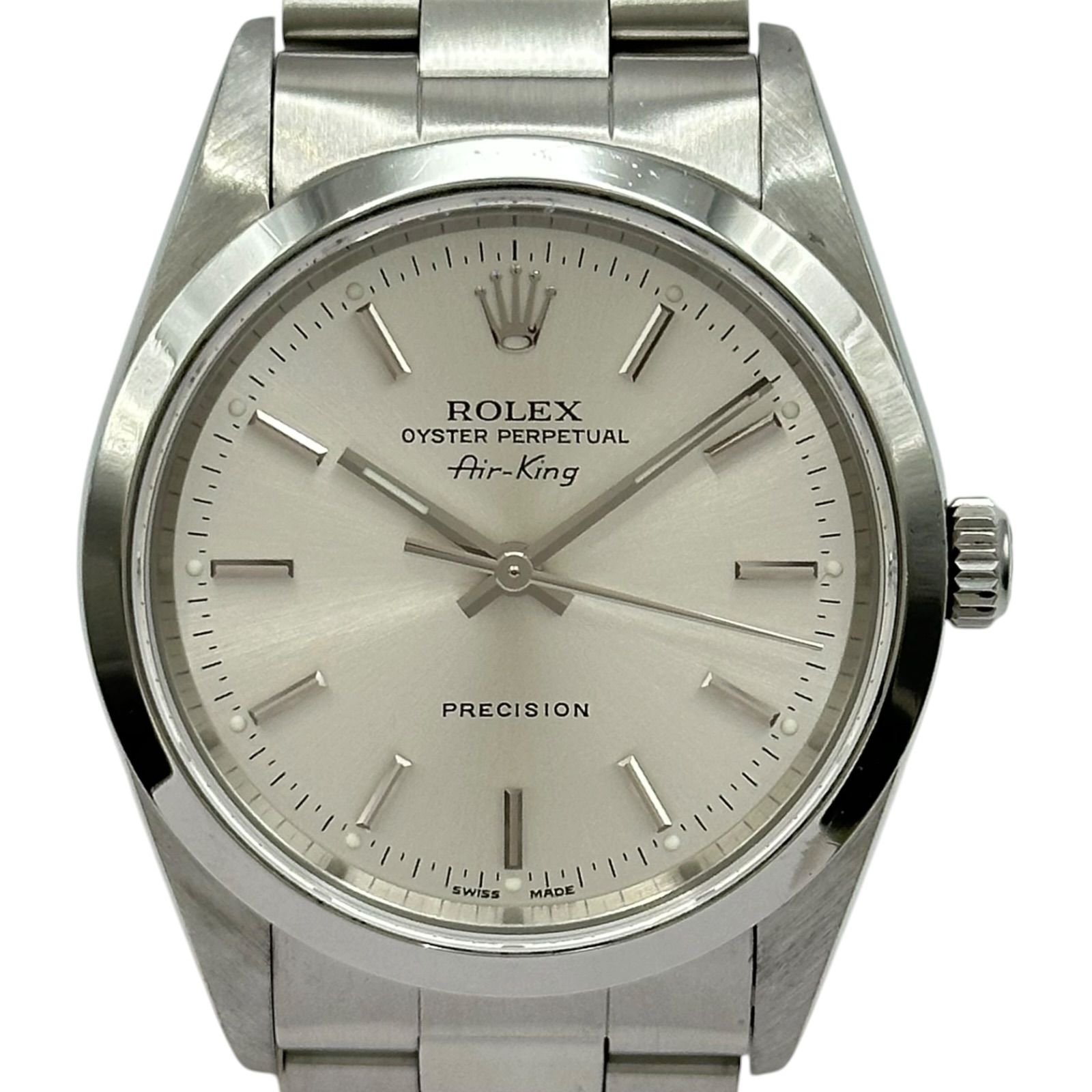 ロレックス ROLEX エアキング 14000 シルバー ステンレススチール 自動巻き メンズ 腕時計