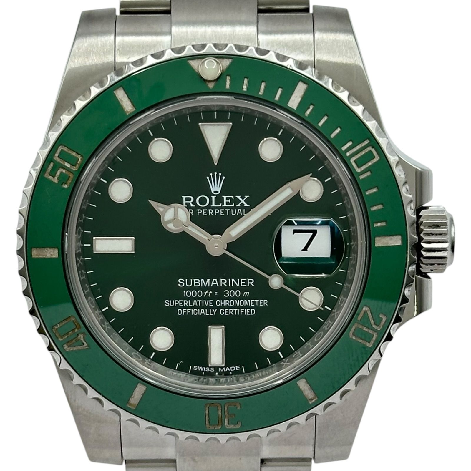 ロレックス ROLEX サブマリーナ 116610LV グリーン ステンレススチール 自動巻き メンズ 腕時計