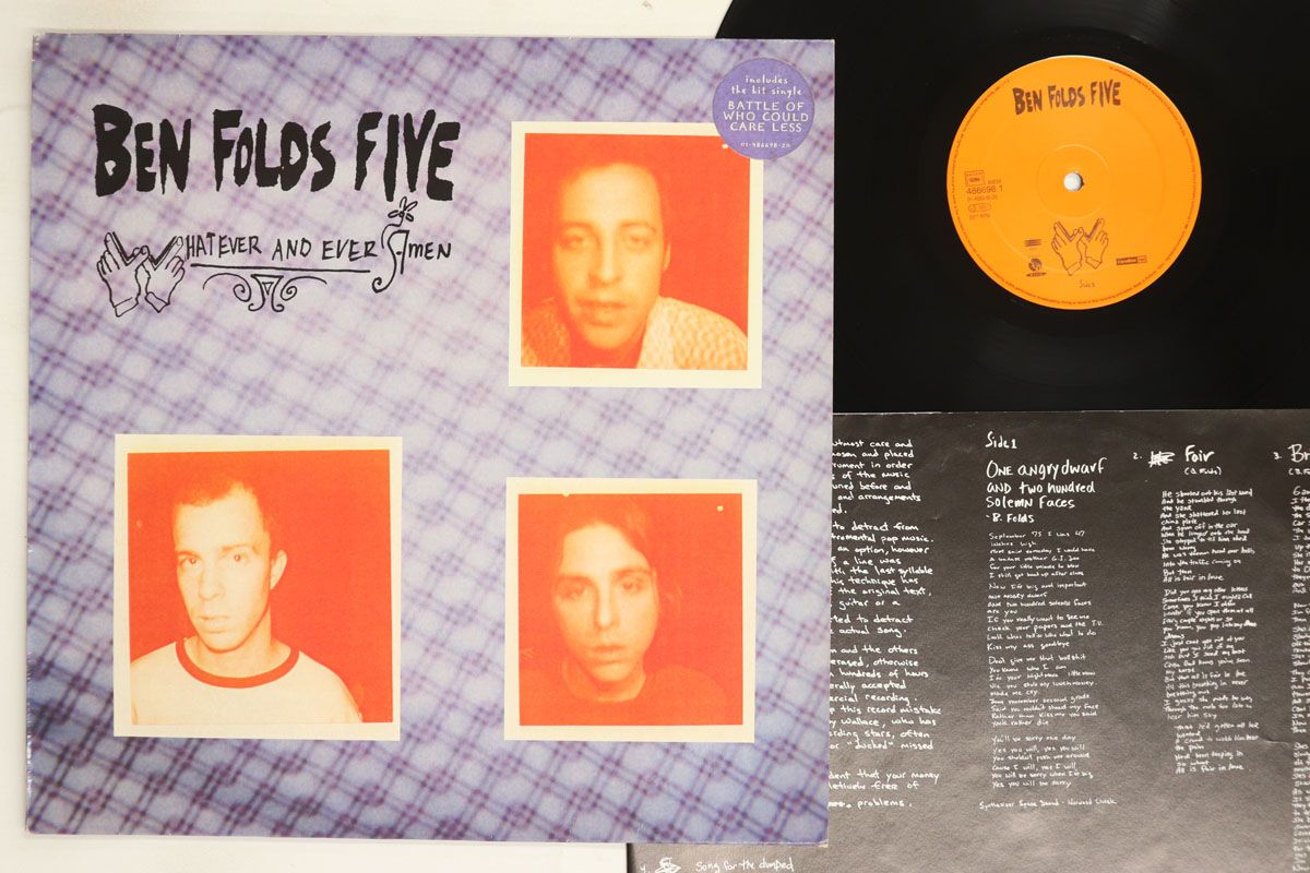 LP Ben Folds Five Whatever And Ever Amen 4866981 CAROLINE /00260 16,484円