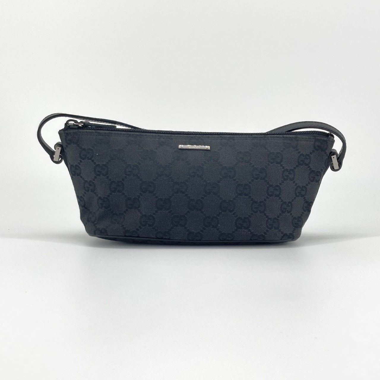 GUCCI（グッチ） GGキャンバス 07198R アクセサリーポーチ ブラック