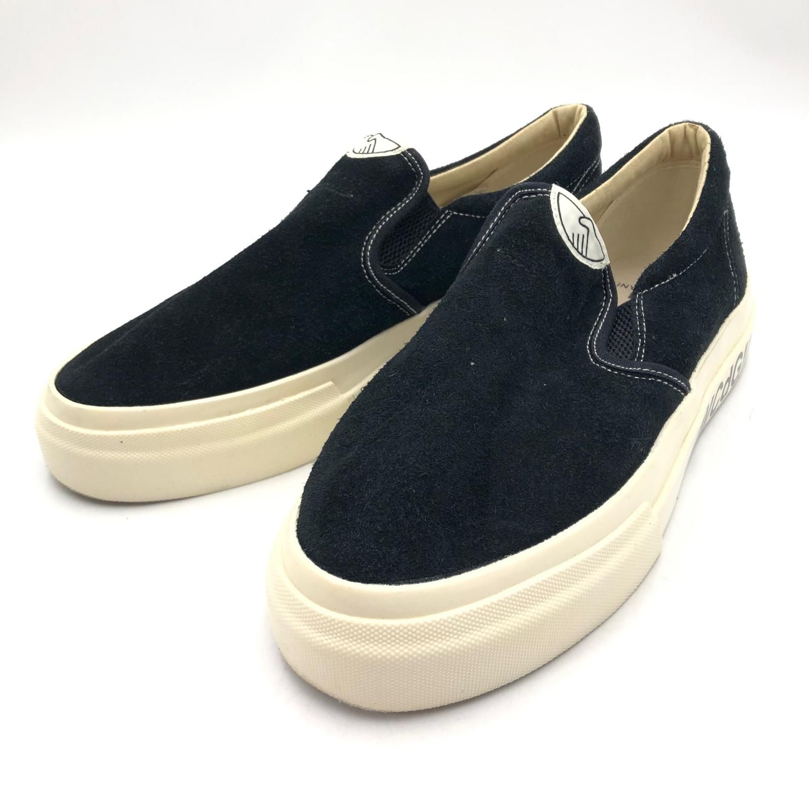 □ JUNYA WATANABE COMME des GARCONS MAN ジュンヤワタナベコムデギャルソンマン スエード スリッポン SWC スニーカー ym03015 L 黒 ■■ メンズ