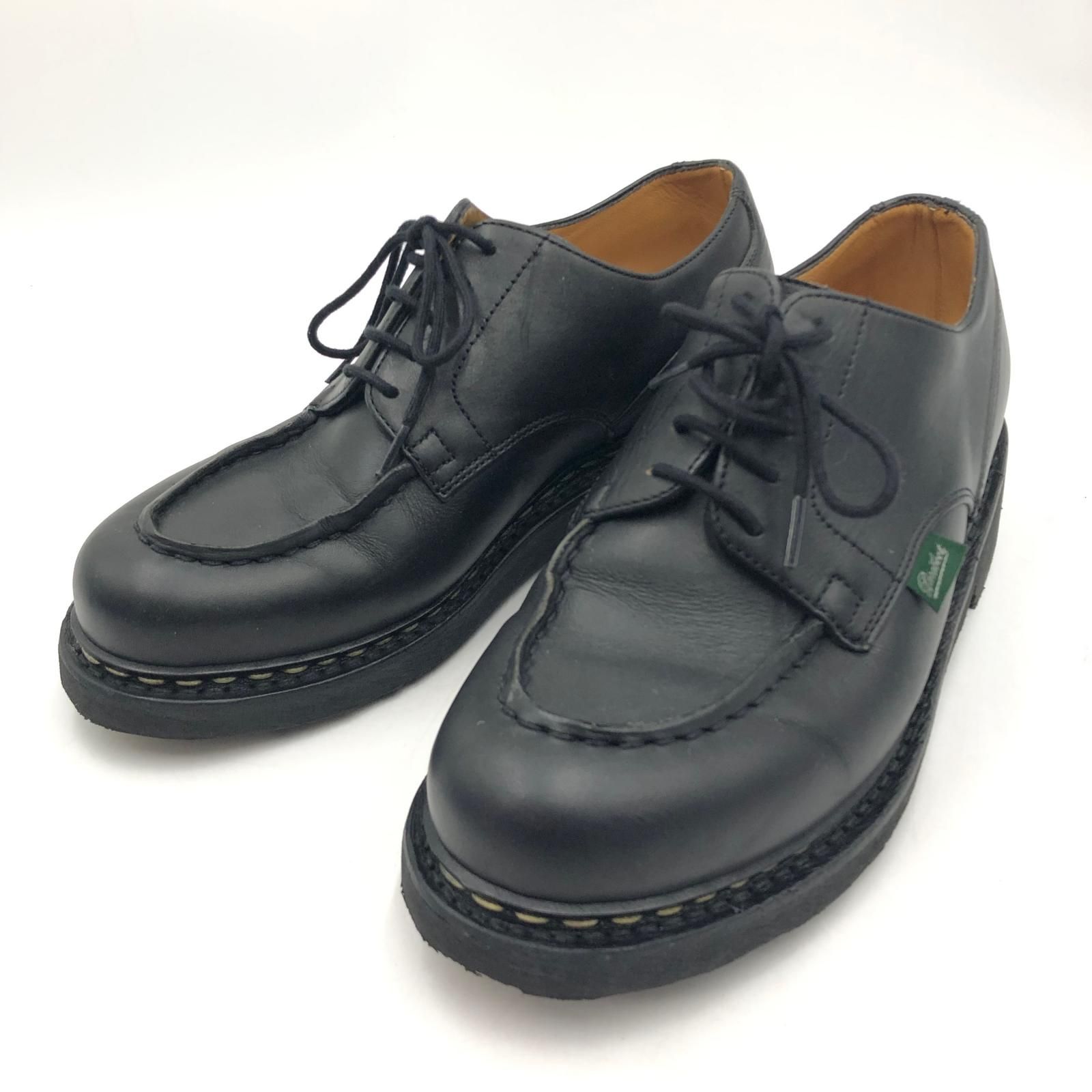 □ Paraboot パラブーツ レザー ビジネスシューズ フランス製 シャンボード　Uチップ 5.5 ■■ レディース