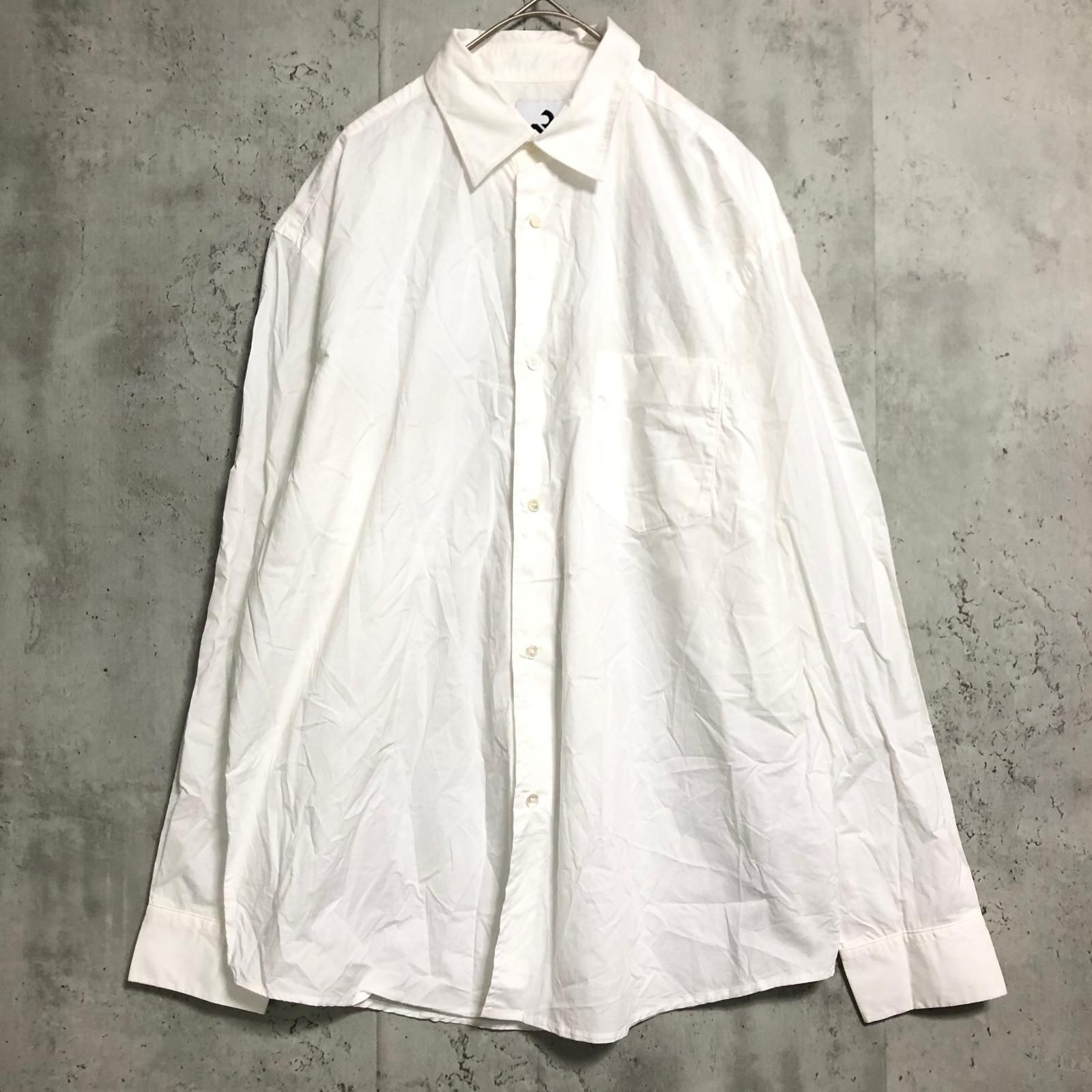 □ RETOUCH レタッチ 長袖 シャツ リラックスフィット 宮永えいと RT-SH01 M 白 ◇■ メンズ
