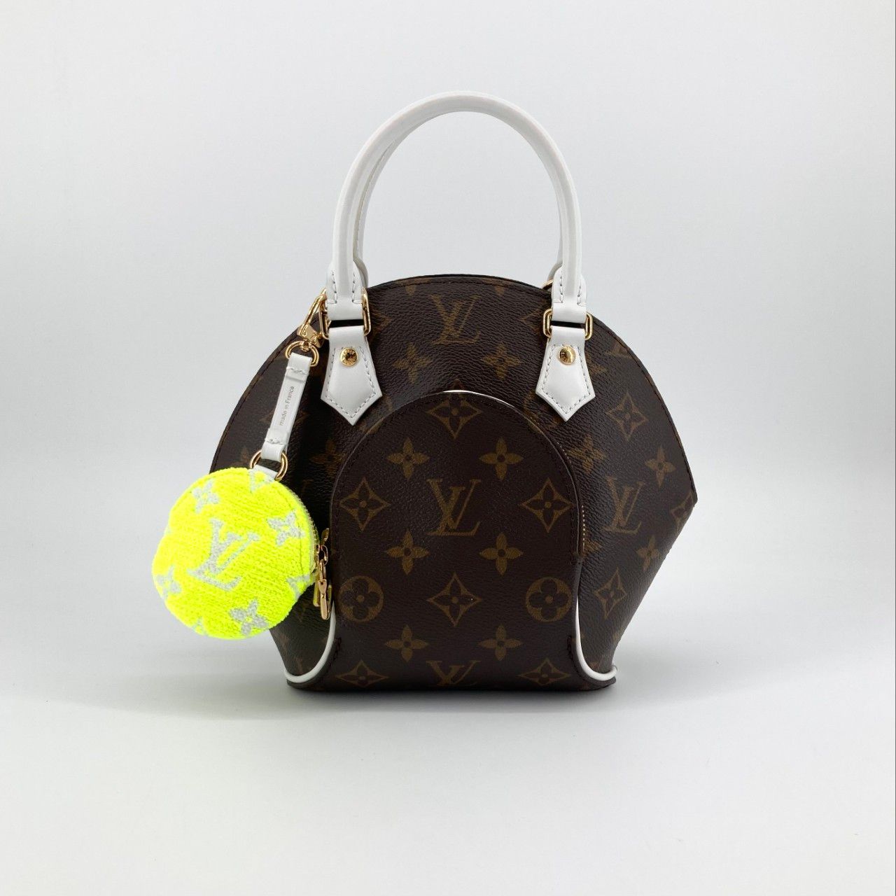 LOUIS VUITTON（ルイ・ヴィトン） LV マッチ モノグラム エリプス BB 2WAY ポーチ付 M20752 ハンドバッグ ブラウン×ホワイト