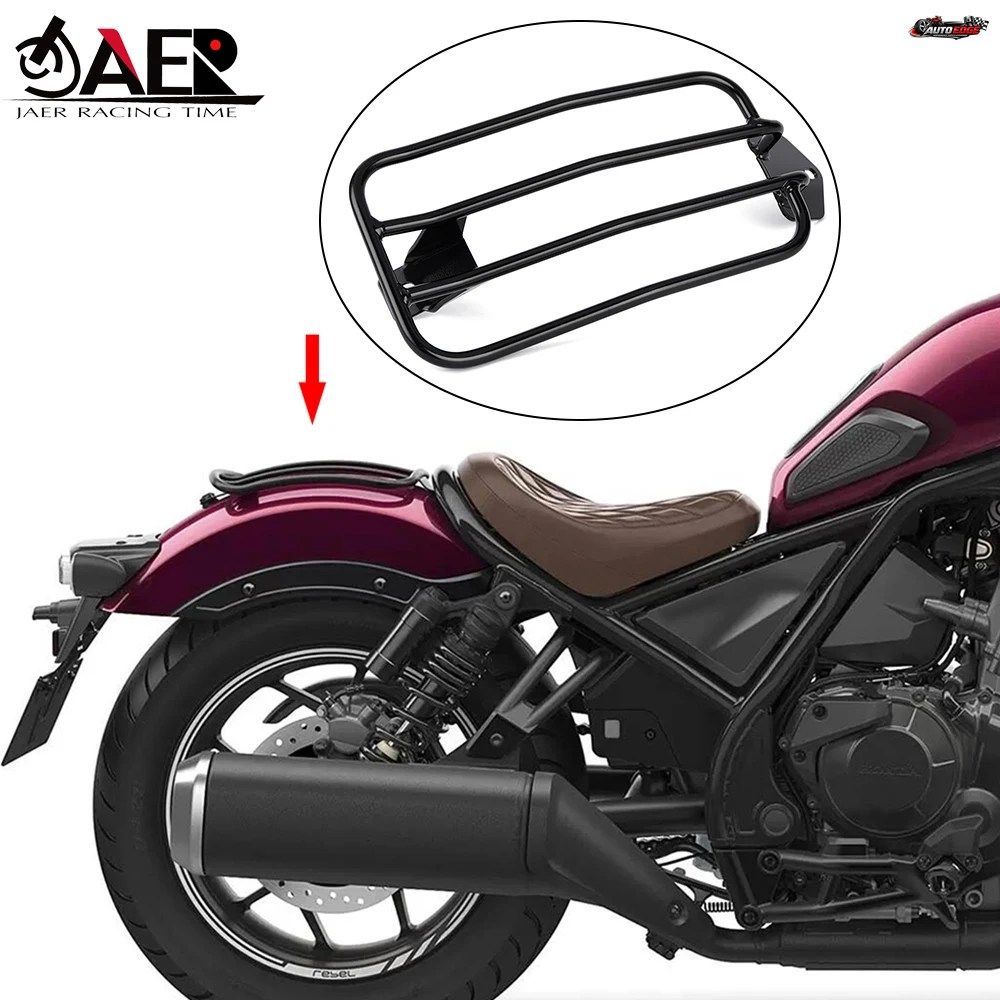 CM1000 CMX1000 スチール製リアラゲッジラックキャリアケースサポートホルダーブラケット（ホンダ レベル CM 1000 2021-2022、CMX 1000 202