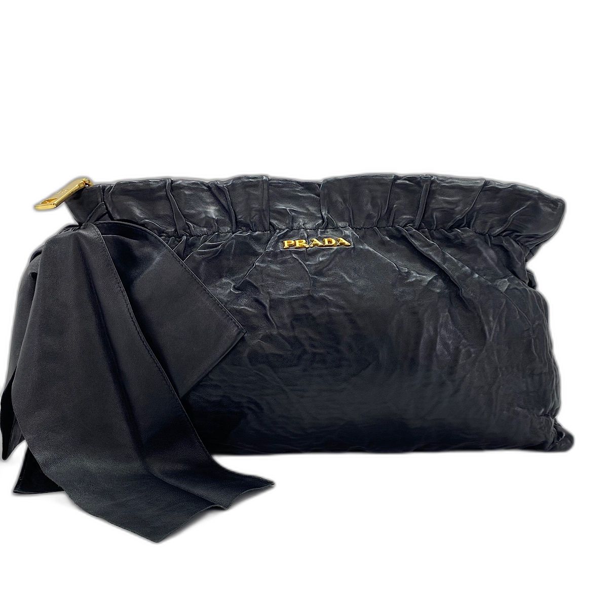 PRADA プラダ クラッチバッグ【中古】
