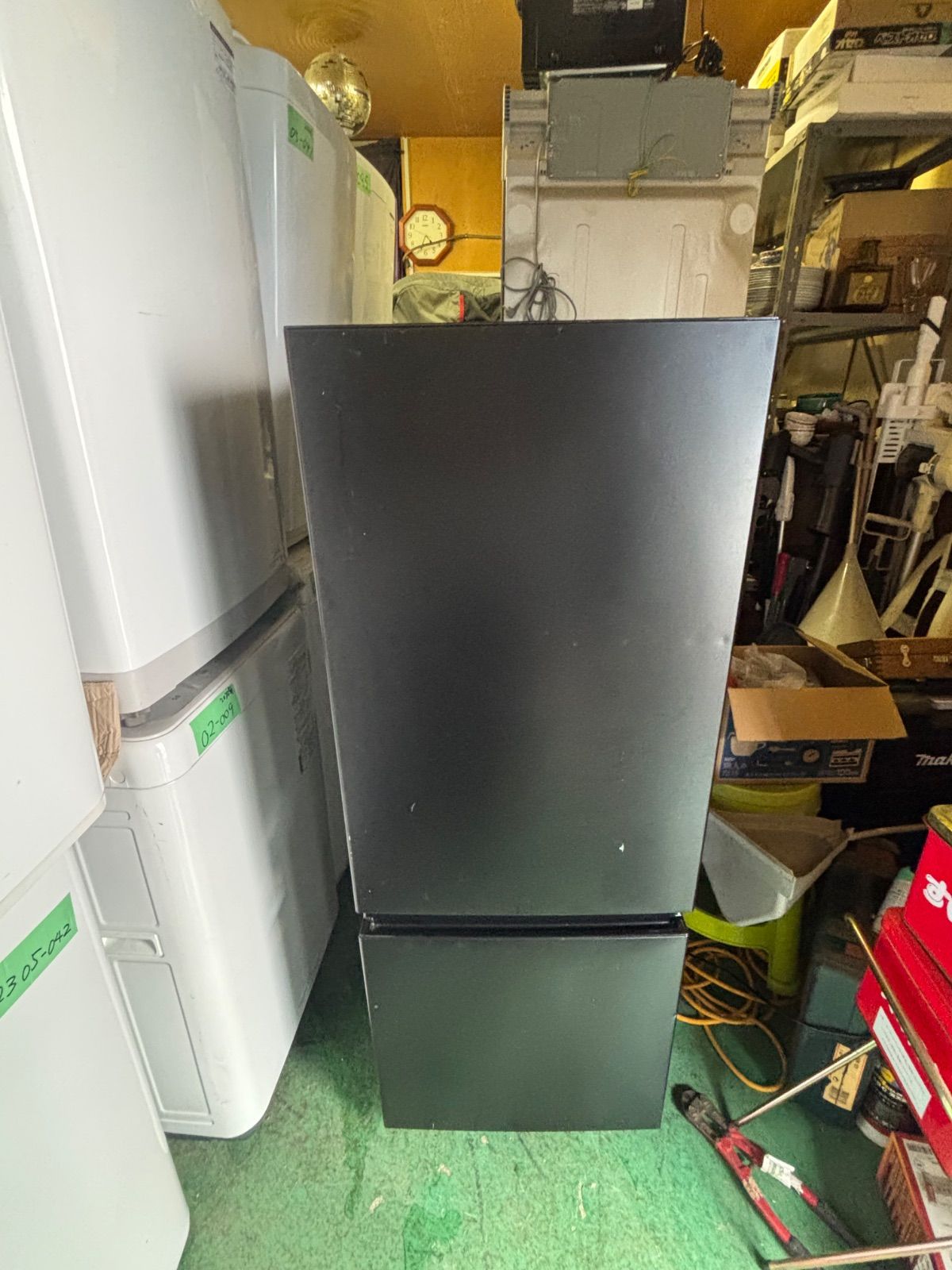 【2024年製】MAXZEN 156L 2ドア冷凍冷蔵庫 JR156HD01BK