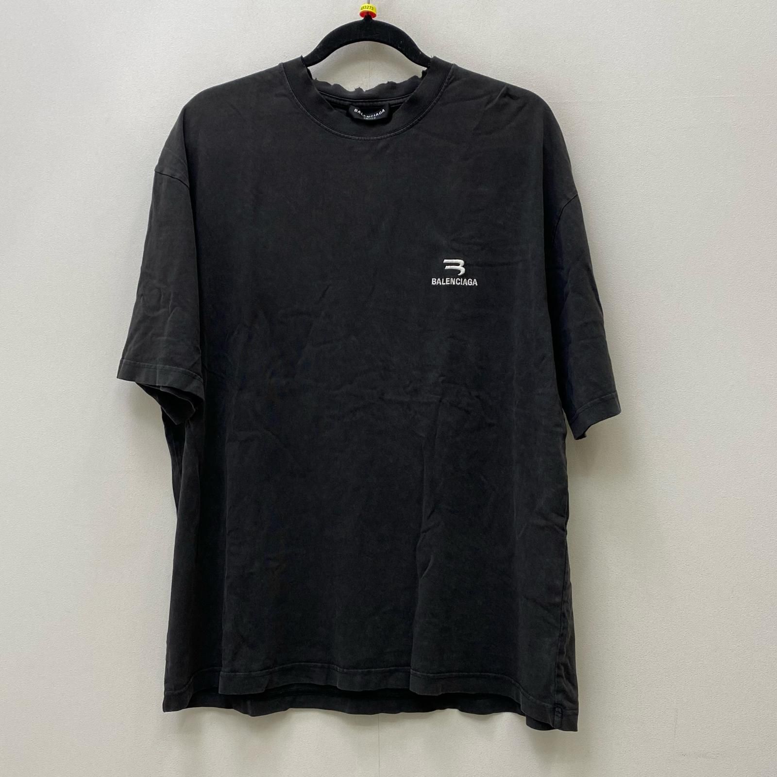 【加古川店】 中古 BALENCIAGA | バレンシアガ 半袖Ｔシャツ SPORTY B 612966 TLV99 国内正規品 ブラック サイズ：S 【108】