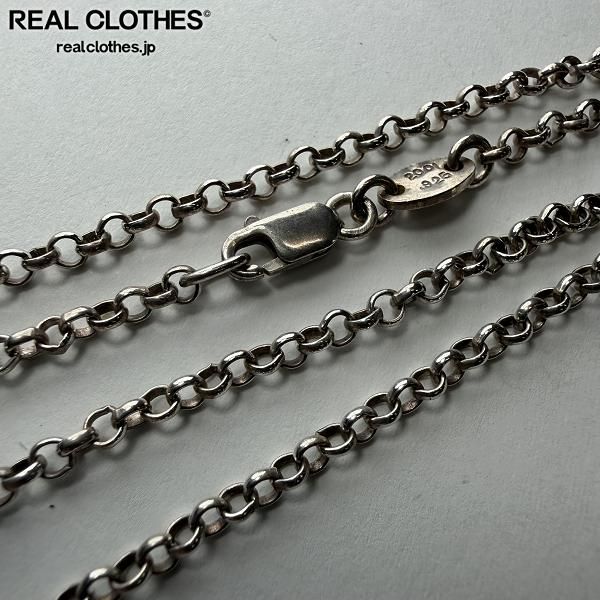 【ジャンク】CHROME HEARTS/クロムハーツ ロールチェーン/ネックチェーン ネックレス/18インチ 50,400円