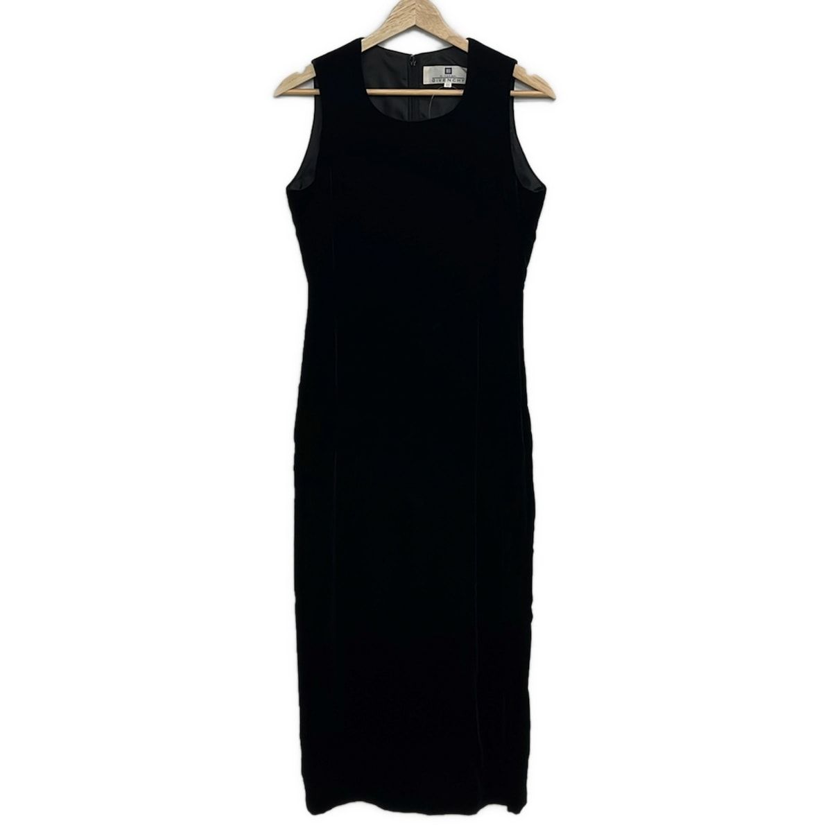 GIVENCHY(ジバンシー) ワンピース サイズ10 L レディース新品同様 - 黒 ノースリーブ/ロング/ベロア/HI FORMAL 10,062円