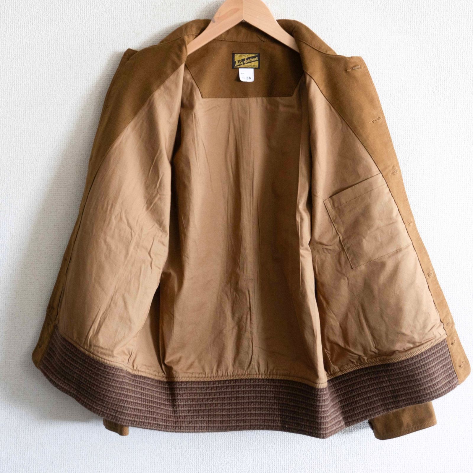 美品】THE REAL MCCOYS 【MOLESKIN SPORTS JACKET】38 リアルマッコイ