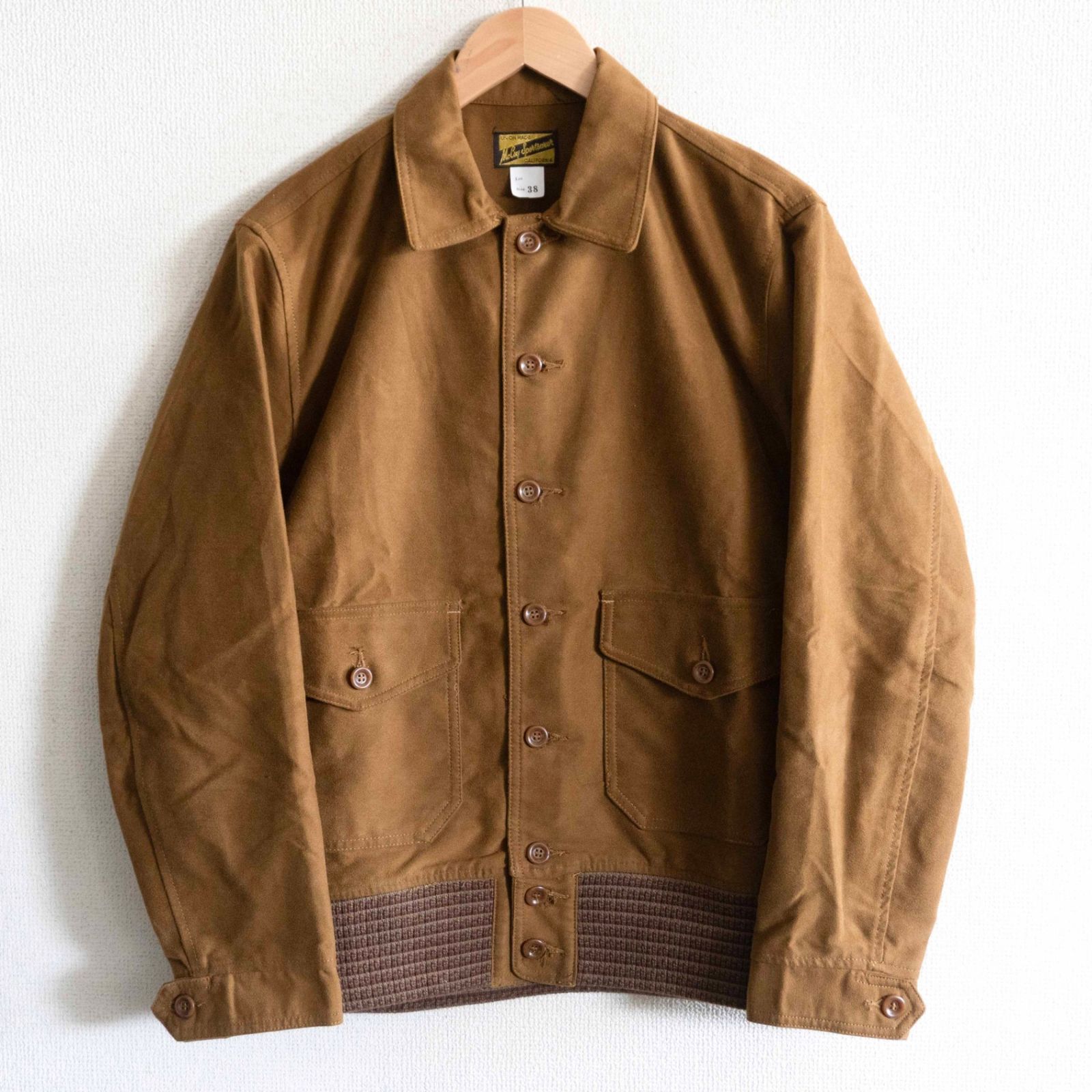 美品】THE REAL MCCOYS 【MOLESKIN SPORTS JACKET】38 リアルマッコイ
