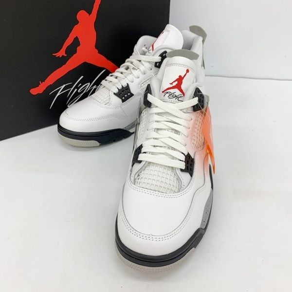 NIKE ナイキ スニーカー シューズ AIR JORDAN 4 RETRO FV5029-100 エア ジョーダン ホワイトセメント メンズ 28cm ホワイト 靴 DF20206■ 16,790円
