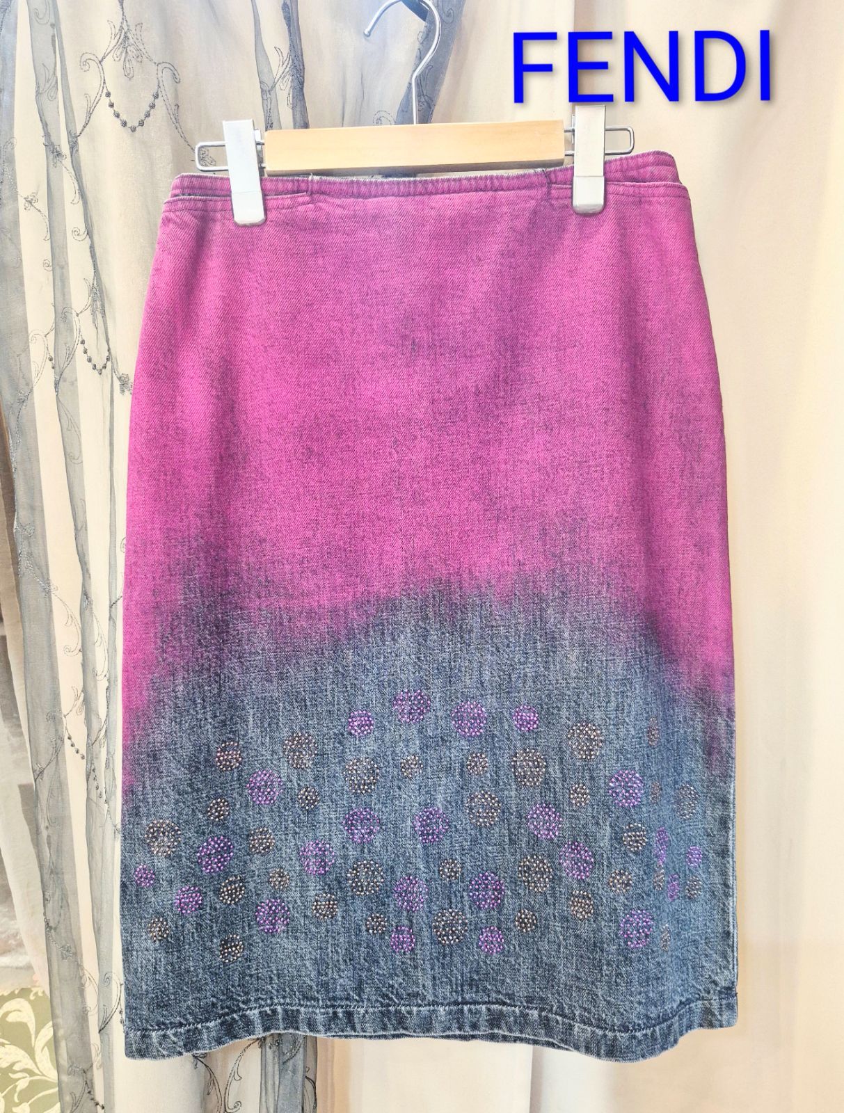 FENDI　グラデーション　デニムスカート 6,320円