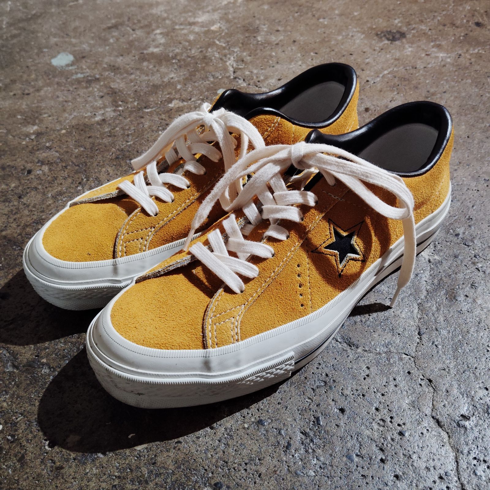 CONVERSE ONE STAR J VTG OX GOLD 26cm ワンスター スニーカー イエローゴールド コンバース 21,090円