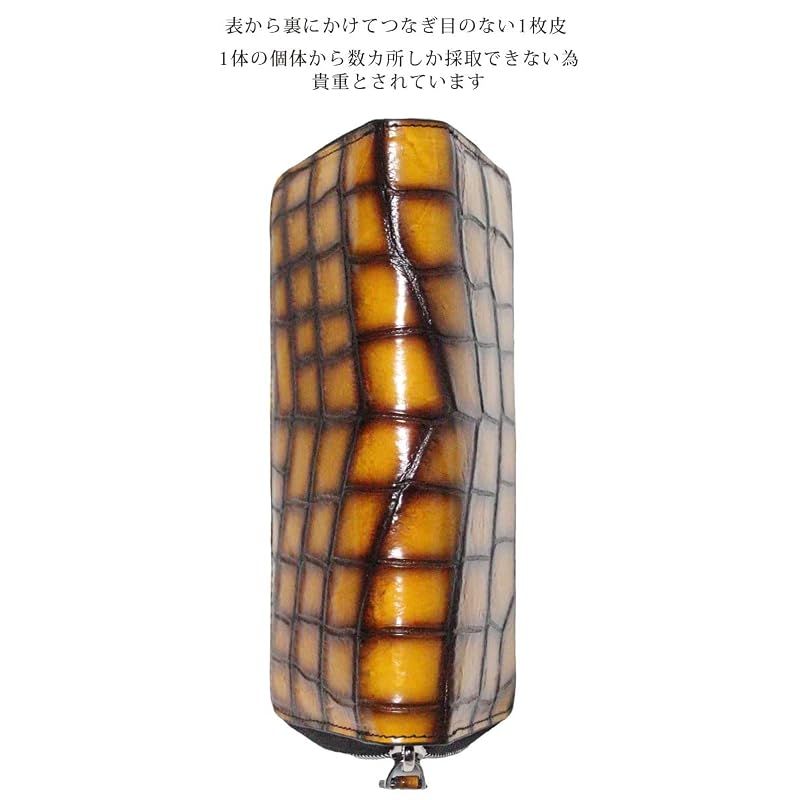 [ベルクート] ブルーグリーン クロコダイル 長財布 メンズ レディース 本物 財布 本革 本皮 レザー ワニ革 ワニ皮 鰐革 鰐皮 クロコ ラウンドファスナー ラウンドジップ ブランド 長サイフ 薄い 薄型 大容量 ブランド 人気 1141281-F-349
