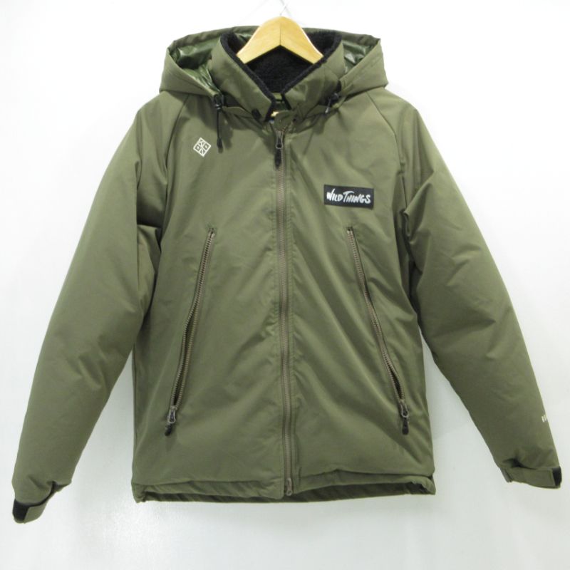 【三重本店】 中古 WILD THINGS | ワイルドシングス ダウンジャケット ROARK / HAPPY JACKET rjj560 オリーブ サイズ：S 【92】 12,994円