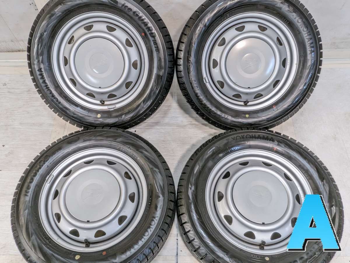 155/70R13 ヨコハマ アイスガード iG70 WEDS キャロウィン LZ 13x4.0 100/114.3-4穴 中古タイヤ スタッドレスタイヤ ホイールセット 4本セット w13260728017 26,130円