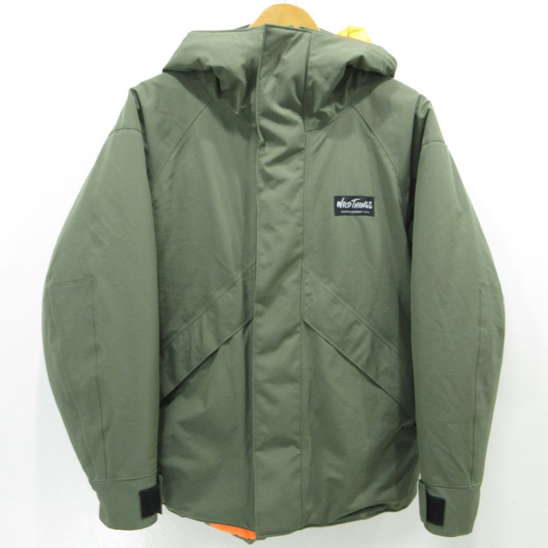 【三重本店】 中古 WILD THINGS | ワイルドシングス 中綿ジャケット BEAVER別注 CLASSIC DENALI JACKET wt21403n-bea オリーブ サイズ:S 【92】
