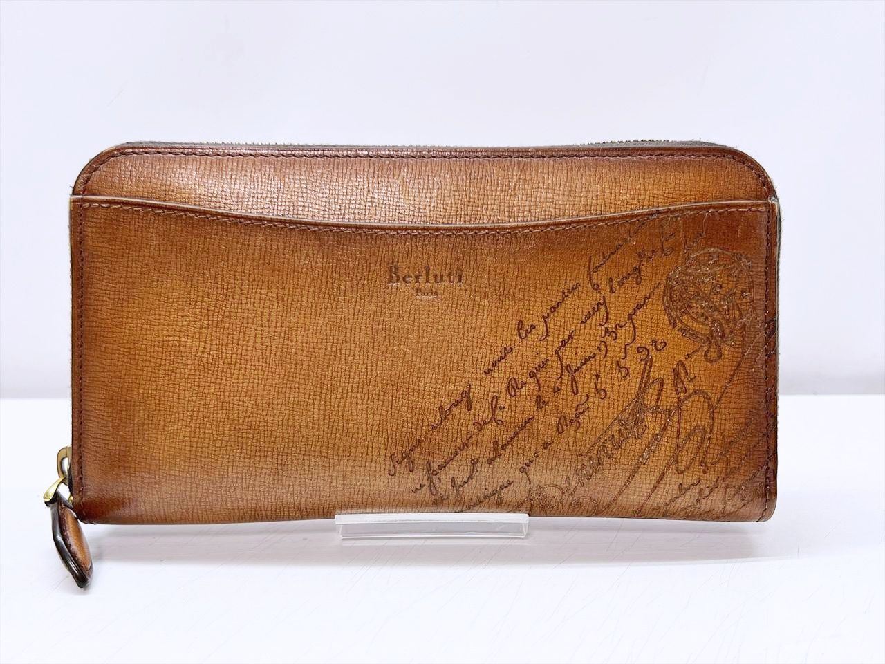 現行品　良好品　Berluti　ベルルッティ　イタウバ　グラディアント　ロングジップウォレット　長財布　フィアマ　308203