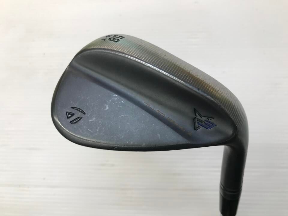 テーラーメイド　MILLED GRIND 3 ブラック　58度　ダイナミックゴールド HT　S200フレックス　ウェッジ　中古　ゴルフドゥ！厚木店【最短即日発送】