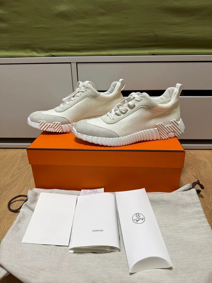 (傷なし最高) Hermes エルメス バウンシング メッシュ スニーカー 40サイズ