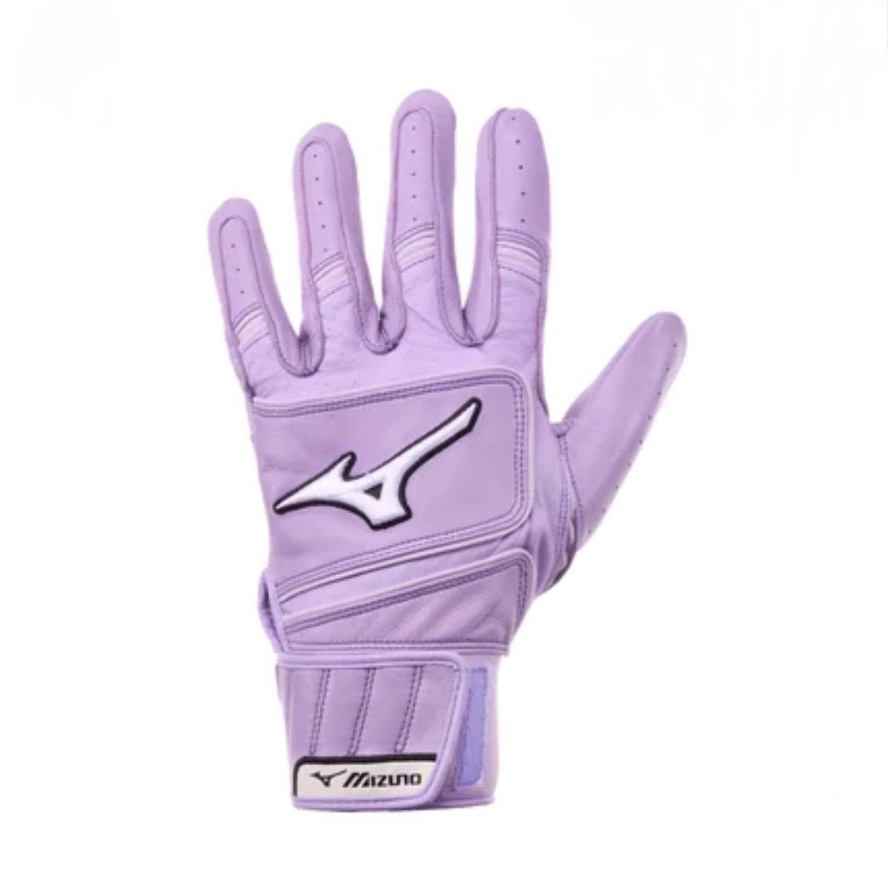 【日本未発売】MIZUNO/ミズノ Pro Select Baseball Batting Glove-LILAC バッティンググローブ US 両手用 野球 バッティング手袋 高グリップモデル