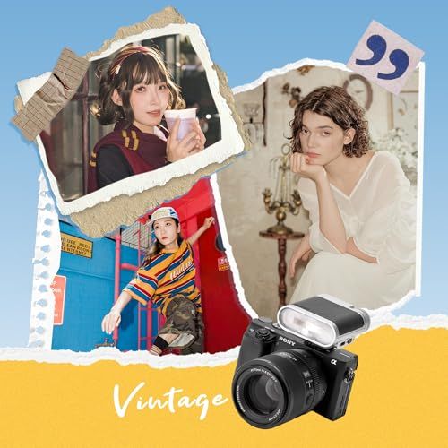 VILTROX Vintage Z1 Pro カメラフラッシュ レトロ 小型 TTL ストロボ HSS高速シンクロ 富士フイルム用 ディフューザー付属 | Fujifilm用 TTL調光 HSSに対応 最大出力24Ws 1秒リサイクル タッチ 390a4341