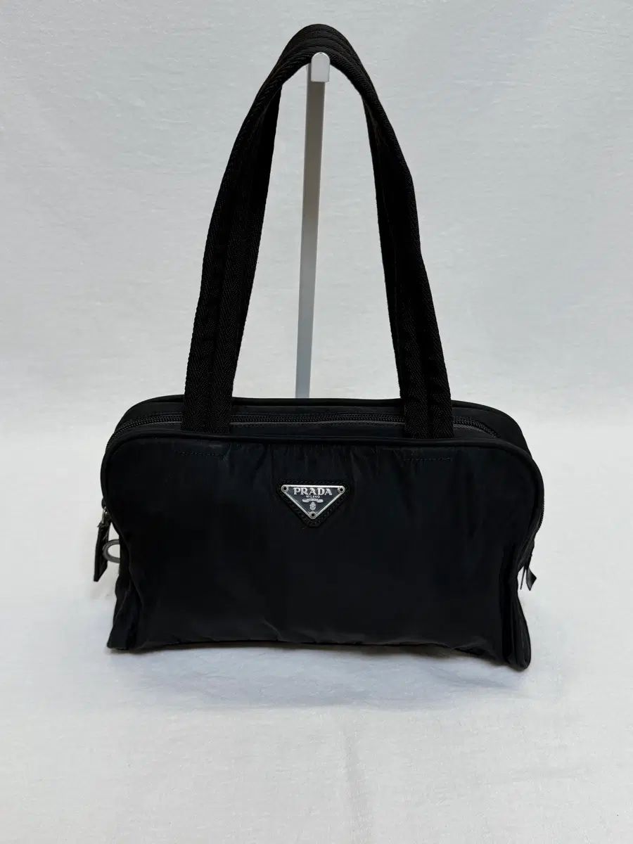 正規品 PRADA プラダ ポコノ ナイロン ブラック ショルダートートバッグ ハンドバッグ バゲットバッグ 60,111円