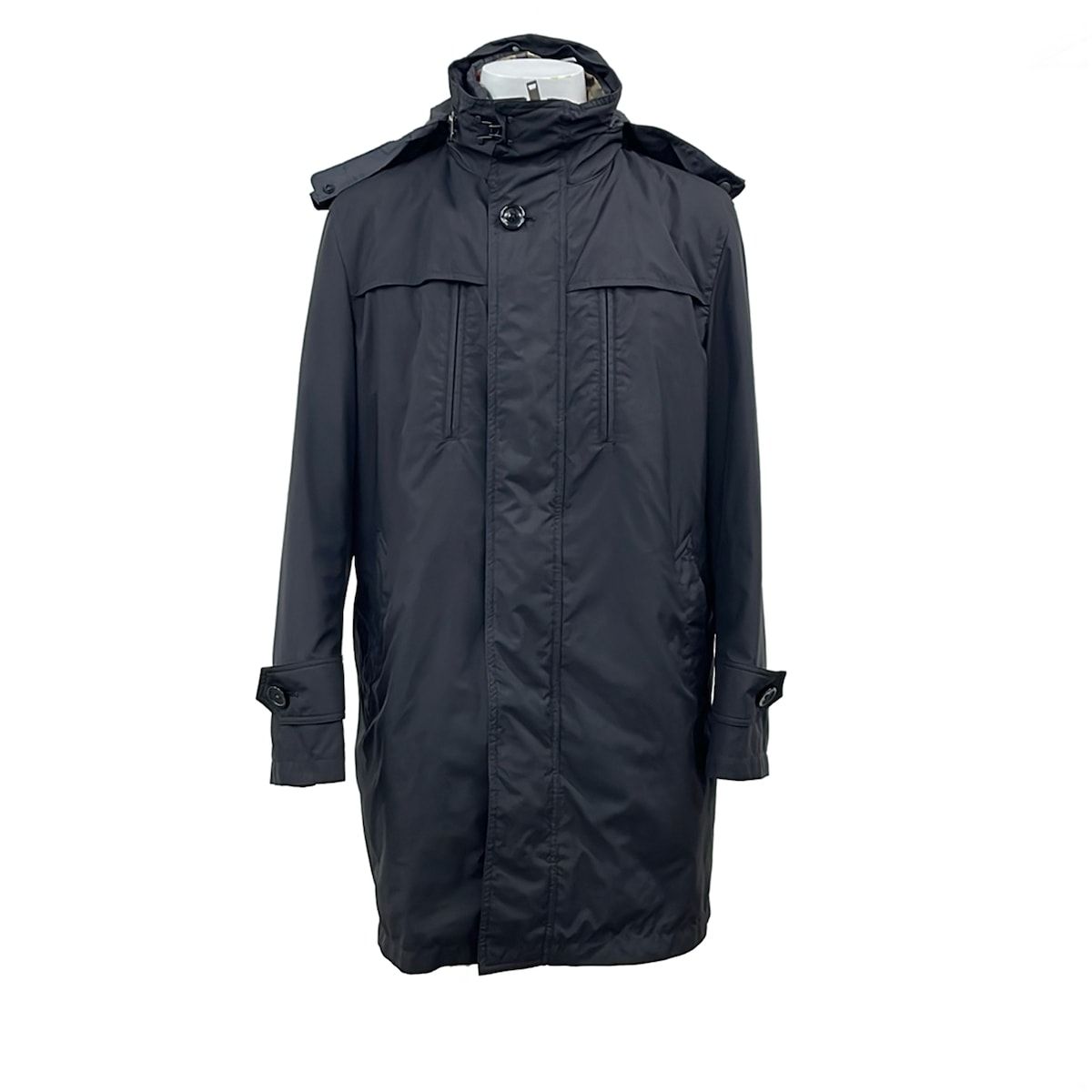 Burberry LONDON(バーバリーロンドン) コート サイズM メンズ - 黒 長袖/冬