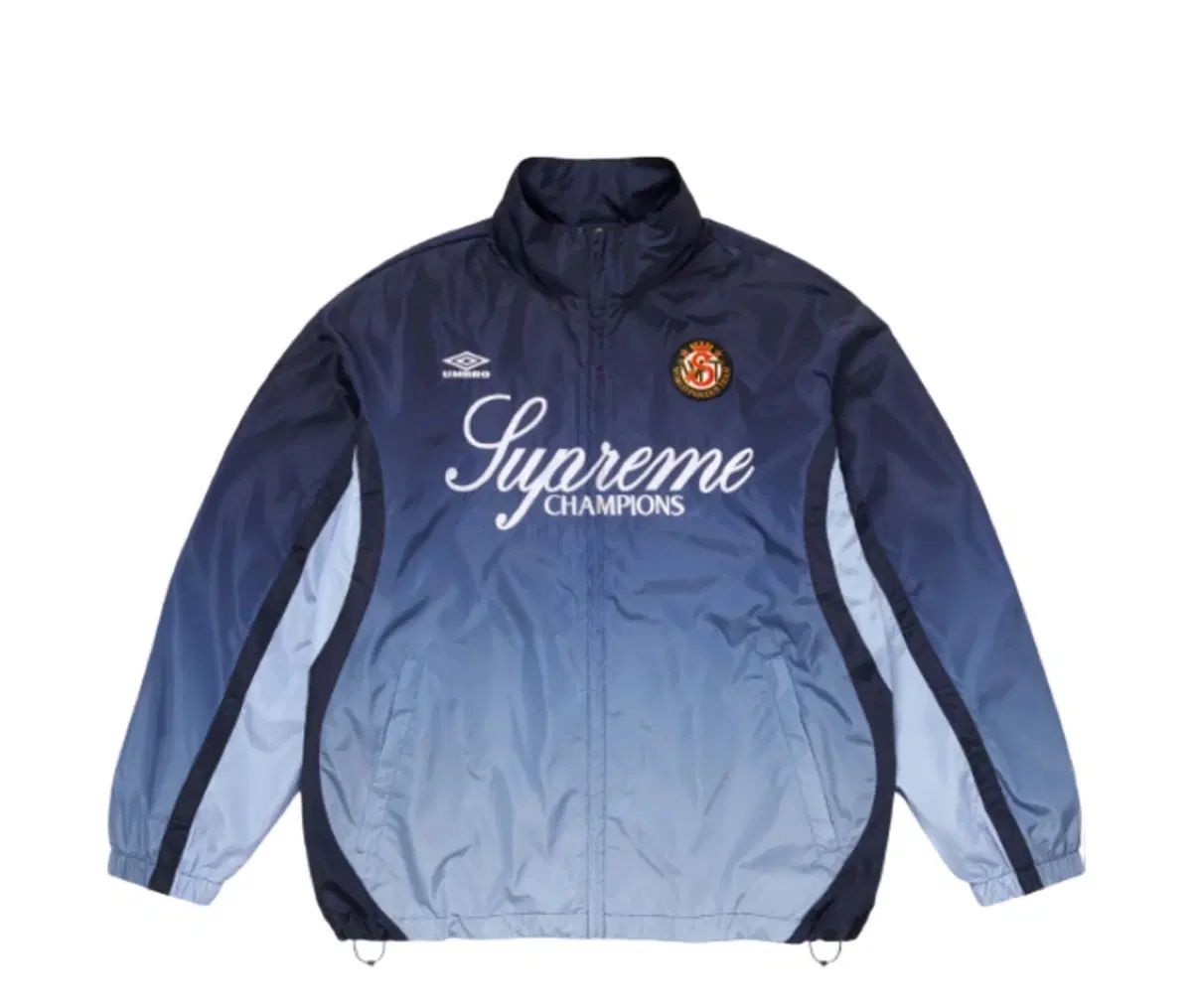 シュプリーム x アンブロ グラデーション トラック ジャケット ネイビー - 25FW 44,567円