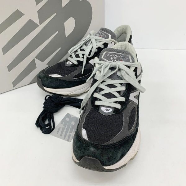 NEW BALANCE ニューバランス M990BK6 ローカット スニーカー シューズ USA製 アメリカ メンズ 28cm ブラック 靴 DF20207■ 11,700円