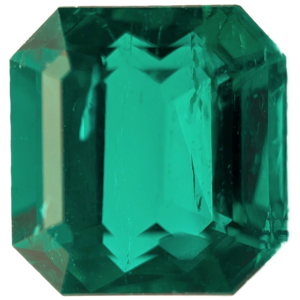 0.85ct コロンビア ジュエリールース エメラルドカット エメラルドルース Loose ルース グリーン GIA【♀】【S】【レディース】★■617615【中古】
