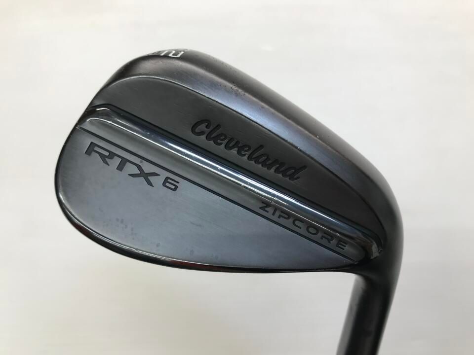 クリーブランド　RTX 6 ZIPCORE ブラックサテン　52度　ダイナミックゴールド HT　S200フレックス　ウェッジ　中古　ゴルフドゥ！厚木店【最短即日発送】