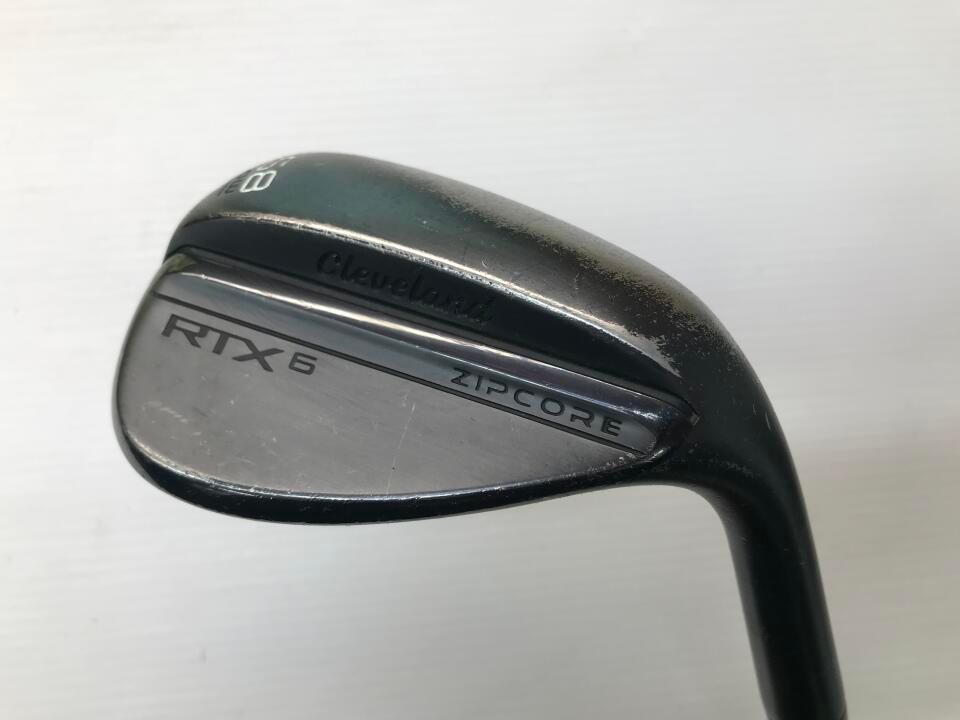 クリーブランド　RTX 6 ZIPCORE ブラックサテン　58度　ダイナミックゴールド HT　S200フレックス　ウェッジ　中古　ゴルフドゥ！厚木店【最短即日発送】