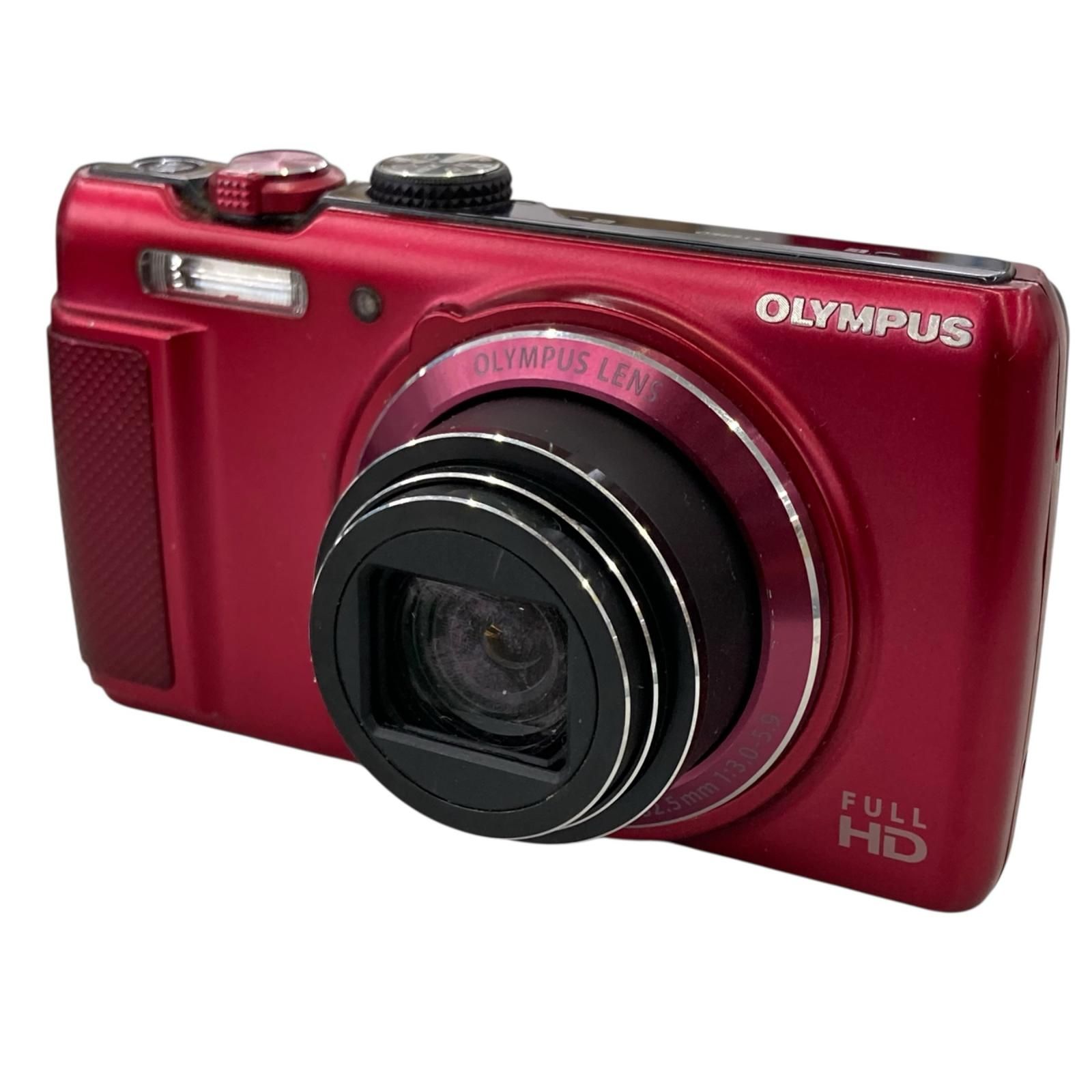 186000 動作確認済み OLYMPUS オリンパス コンパクトデジタルカメラ　 SH-21 レッド