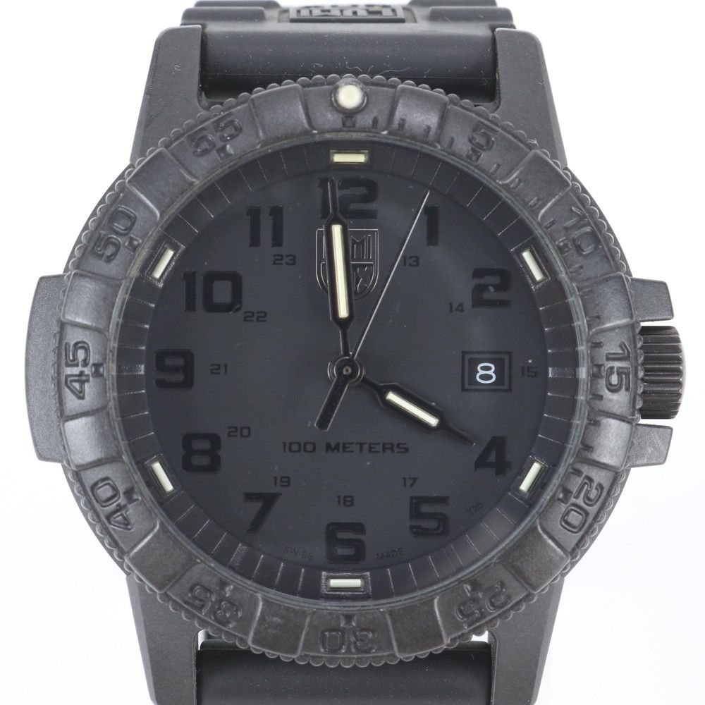 美品 LUMINOX ルミノックス 0320-1GB 腕時計 ブラック 黒 ブランド おしゃれ 紳士 稼働 メンズ WNM EO31-4【中古】