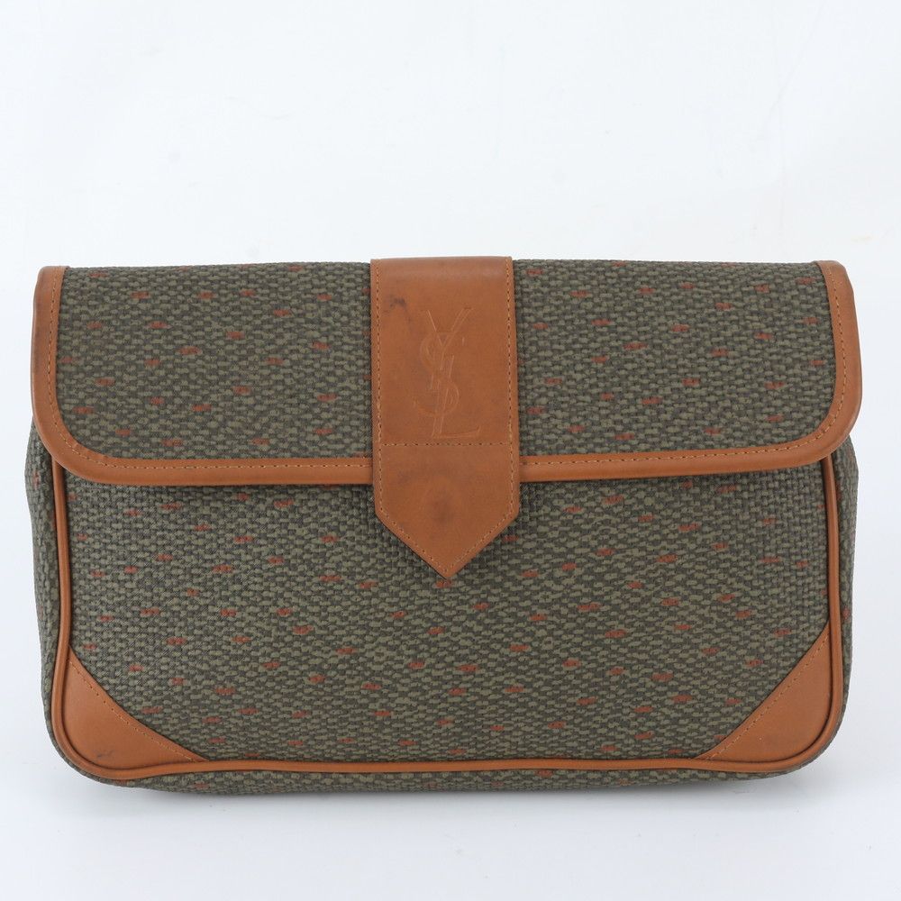 美品 サンローラン YSL レミーマルタン レザー セカンドバッグ クラッチ ポーチ 通勤 ビジネス メンズ RNM EO52-4【中古】 5,760円