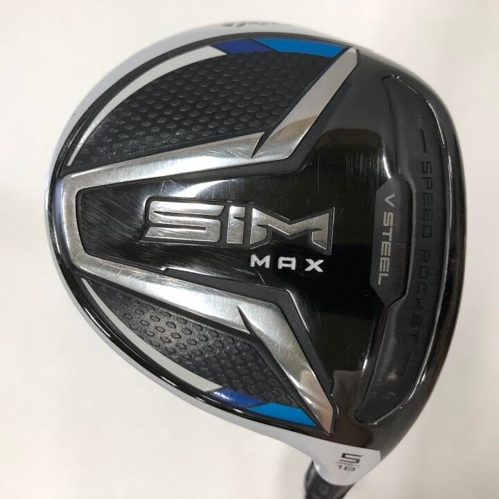 テーラーメイド　SIM MAX　18度　TENSEI BLUE TM50　SRフレックス　フェアウェイウッド　中古　ゴルフドゥ！厚木店【最短即日発送】