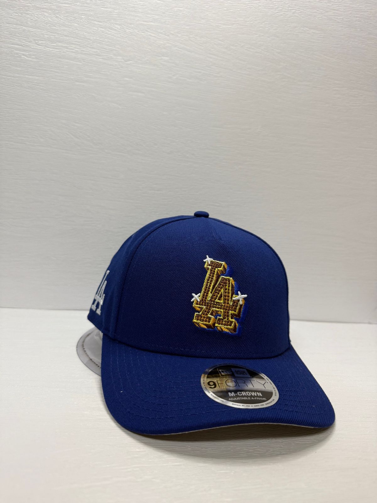 ニューエラ ロサンゼルスドジャース ダイヤモンド 9forty A-FRAME M CROWN スナップバックキャップ ブルーカラー