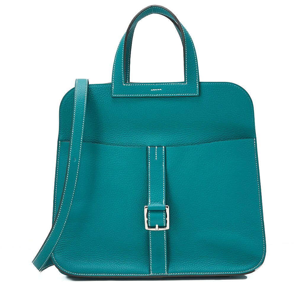 HERMES エルメス　 アルザン31 　トリヨンクレマンス×スイフト　2wayショルダー 　ヴェールヴェローヌ（シルバー金具）レディース　ブランド【中古】【送料無料】