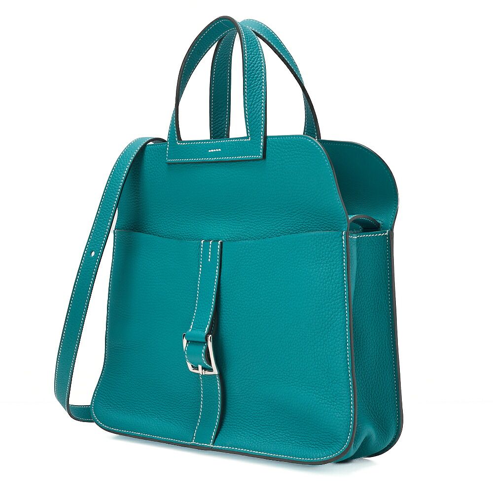HERMES エルメス　 アルザン31 　トリヨンクレマンス×スイフト　2wayショルダー 　ヴェールヴェローヌ（シルバー金具）レディース　ブランド【中古】【送料無料】