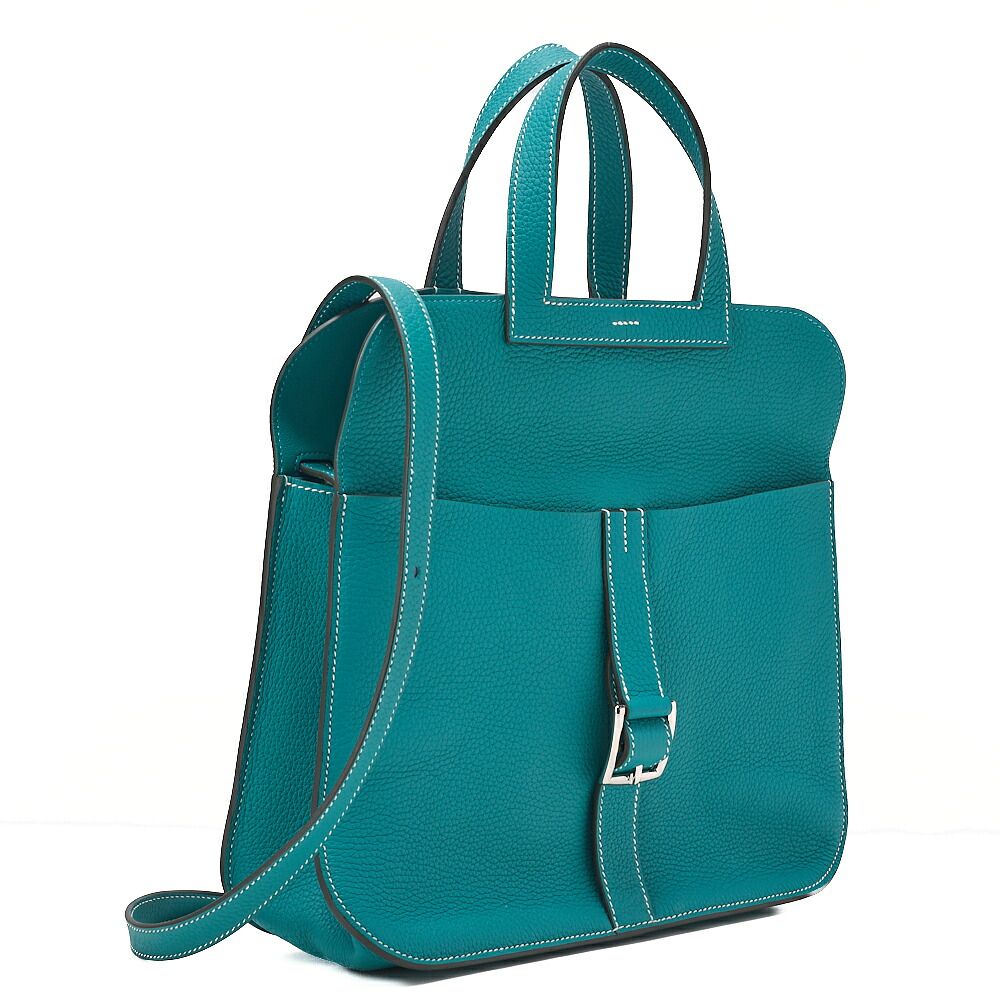 HERMES エルメス　 アルザン31 　トリヨンクレマンス×スイフト　2wayショルダー 　ヴェールヴェローヌ（シルバー金具）レディース　ブランド【中古】【送料無料】
