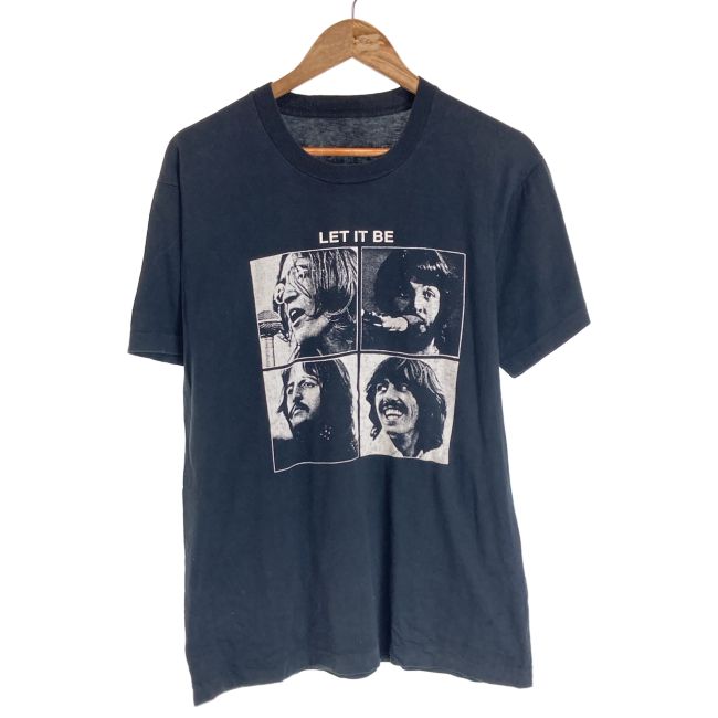 【中古】　ザ ビートルズ　バンT　90s vintage　90年代　OLD　Tシャツ　半袖　トップス　クルーネック　プリント　LET IT BE　古着　/7333 10,094円